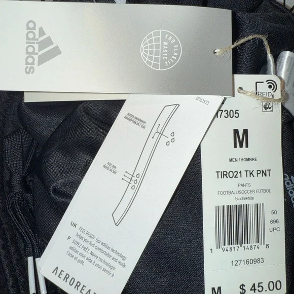 Adidas men’s Black Joggers - Picture 12 of 13